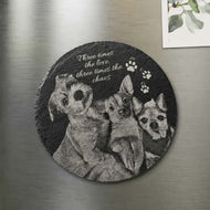 Personalised Slate Engraved Fridge Magnet