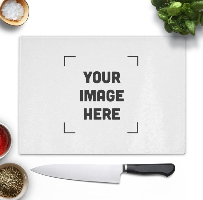 A4 Personalised Glass chopping Board