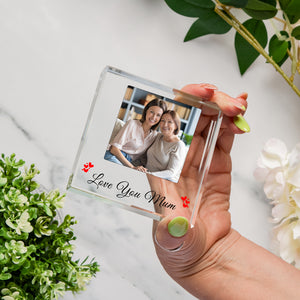 Love You Mum - Glass Token