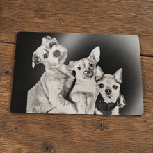 Load image into Gallery viewer, Engraved Black Metal Wallet Card