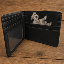 Load image into Gallery viewer, Engraved Black Metal Wallet Card