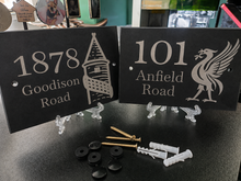 Load image into Gallery viewer, Personalised Engraved Slate House Plaques