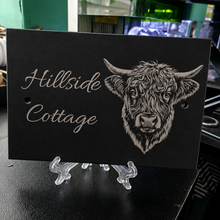Load image into Gallery viewer, Personalised Engraved Slate House Plaques