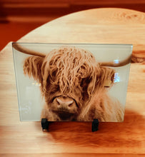 Load image into Gallery viewer, A4 Personalised Glass chopping Board