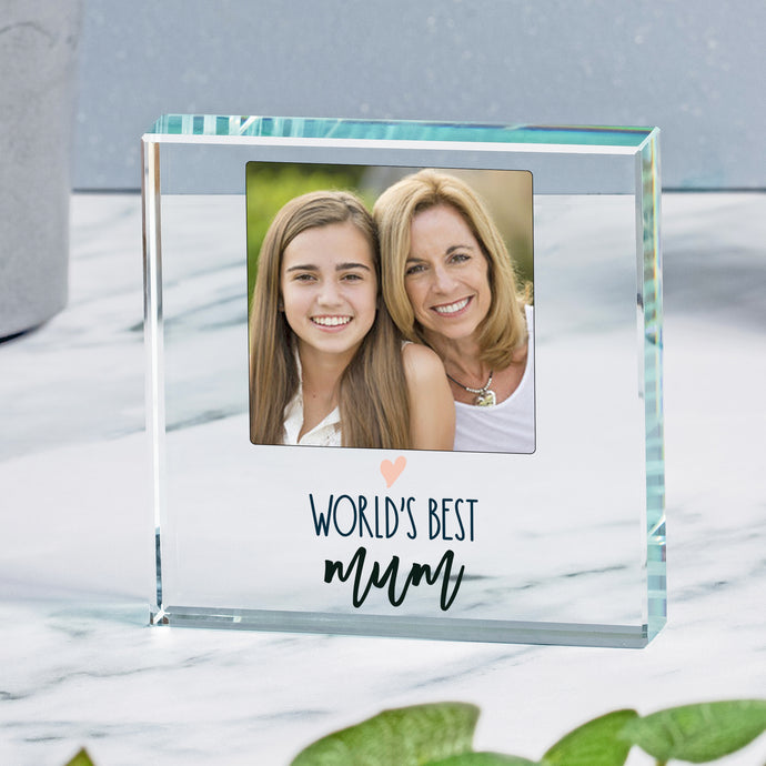 World Best Mum - Glass Token