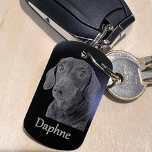 Load image into Gallery viewer, Engraved Metal Keychain Tags