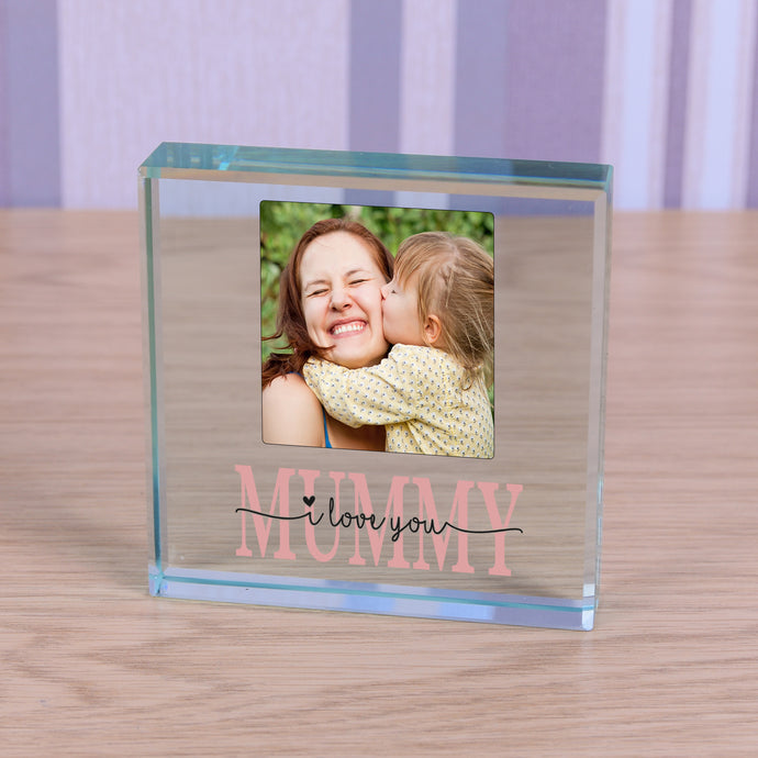 I/We Love You Mummy - Glass Token