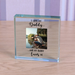 I Love My Daddy - Glass Token