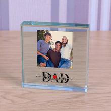 Load image into Gallery viewer, Best Ever Dad/Daddy Glass Token