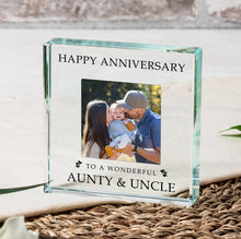 Load image into Gallery viewer, Happy Anniversary Glass Token