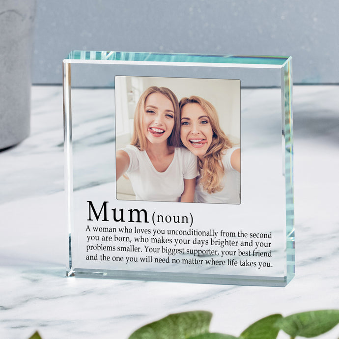 Definition of a Mum - Glass Token