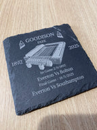 Goodison Park Engraved Slate Coaster
