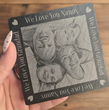 Load image into Gallery viewer, Personalised Engraved Slates with stand