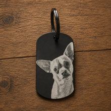 Load image into Gallery viewer, Engraved Metal Keychain Tags