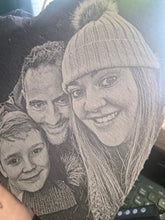 Load image into Gallery viewer, Large Hanging Heart Personalised Engraved 25cm
