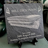 Any Stadium Engraved slate with stand