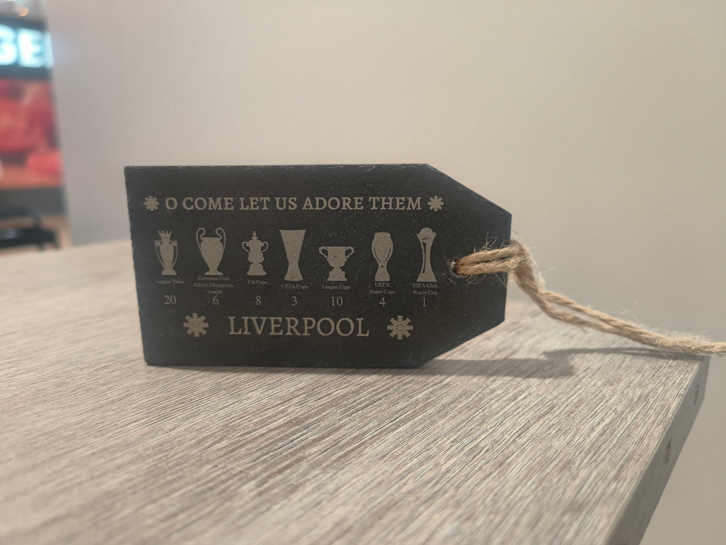 Liverpool Champions Wall Christmas Decoration