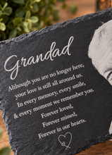Load image into Gallery viewer, Personalsied Memorial Slate 20x10cm with stand