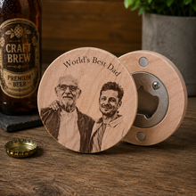Load image into Gallery viewer, Wooden Magnet Bottle Opener- Personalised
