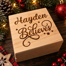 Load image into Gallery viewer, Believe Box with Bell Gold or Silver
