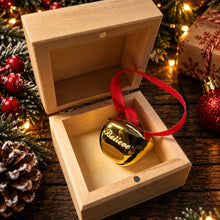 Load image into Gallery viewer, Believe Box with Bell Gold or Silver