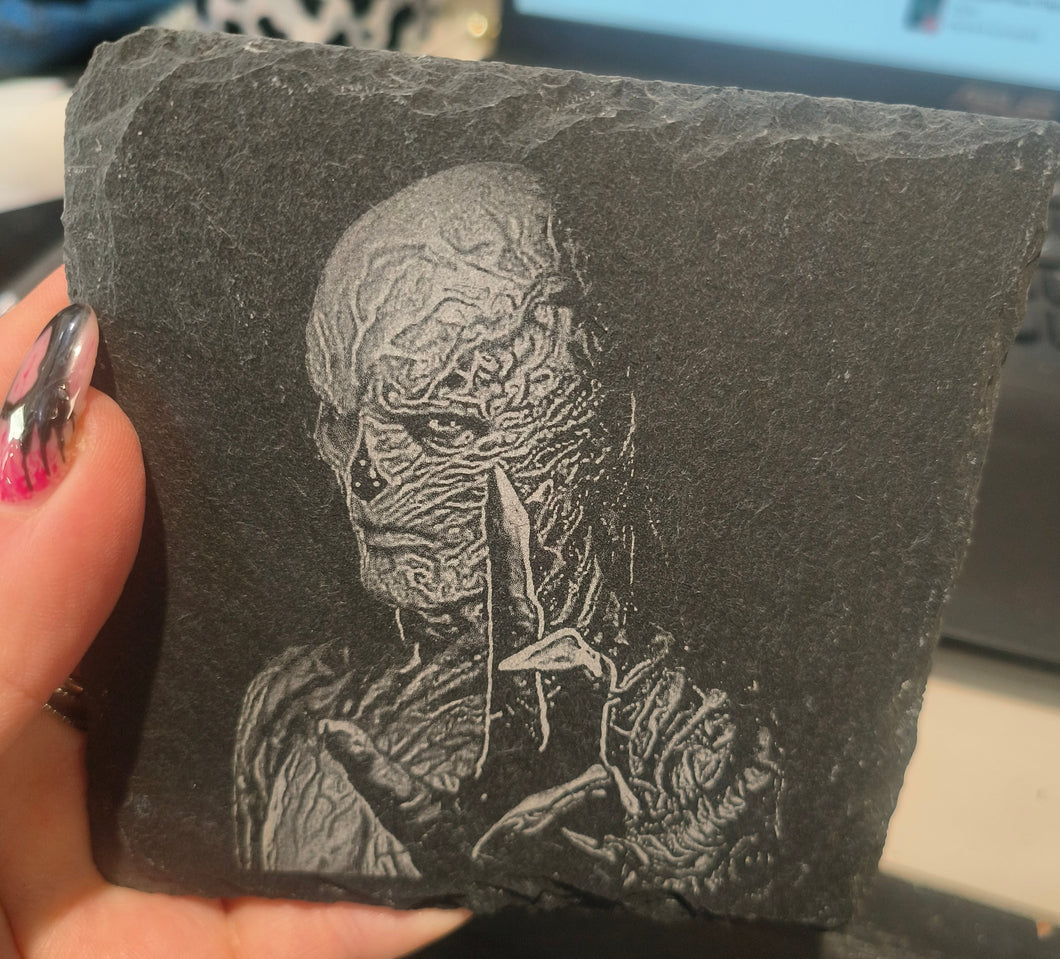 Stranger Things Vecna Slate Coaster
