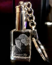 Load image into Gallery viewer, Light Up Crystal Keyring