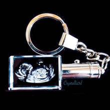 Load image into Gallery viewer, Light Up Crystal Keyring