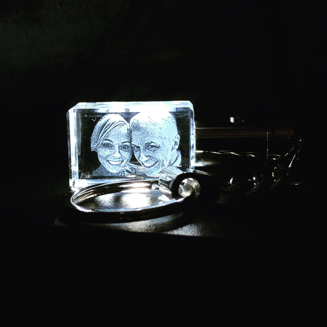 Light Up Crystal Keyring