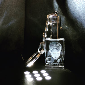 Light Up Crystal Keyring